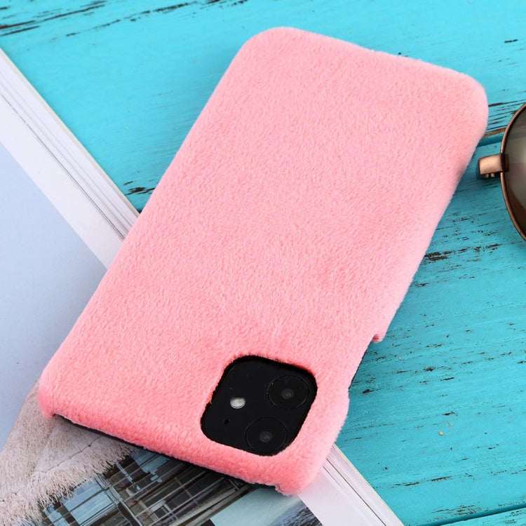 For iPhone 11 Shockproof Plush Back Protective Case