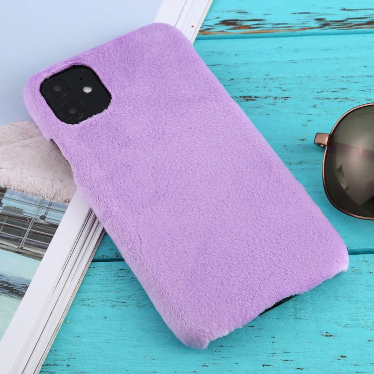 For iPhone 11 Shockproof Plush Back Protective Case