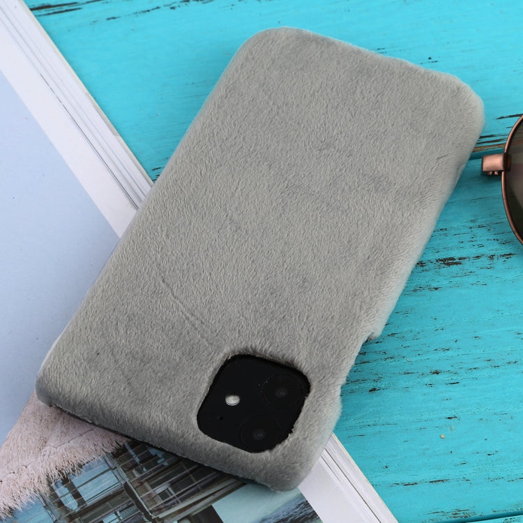 For iPhone 11 Shockproof Plush Back Protective Case