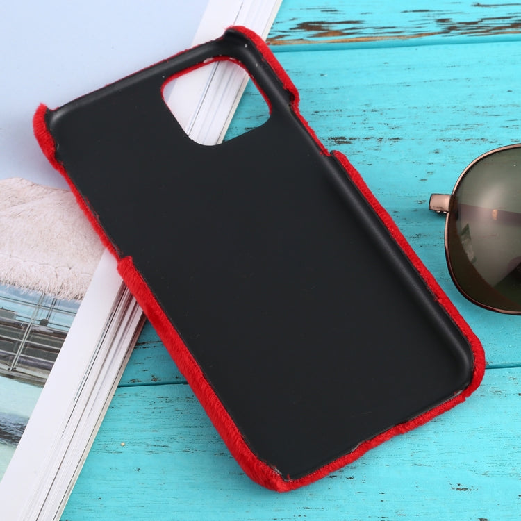 For iPhone 11 Pro Shockproof Plush Back Protective Case