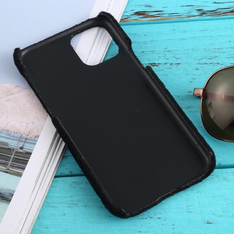 For iPhone 11 Pro Shockproof Plush Back Protective Case