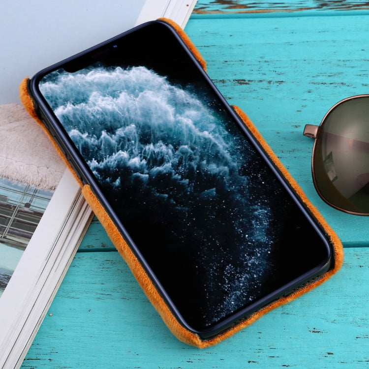 For iPhone 11 Pro Shockproof Plush Back Protective Case