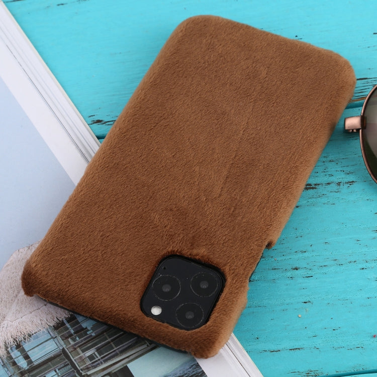 For iPhone 11 Pro Shockproof Plush Back Protective Case