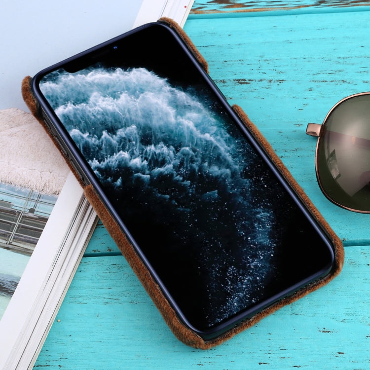 For iPhone 11 Pro Shockproof Plush Back Protective Case