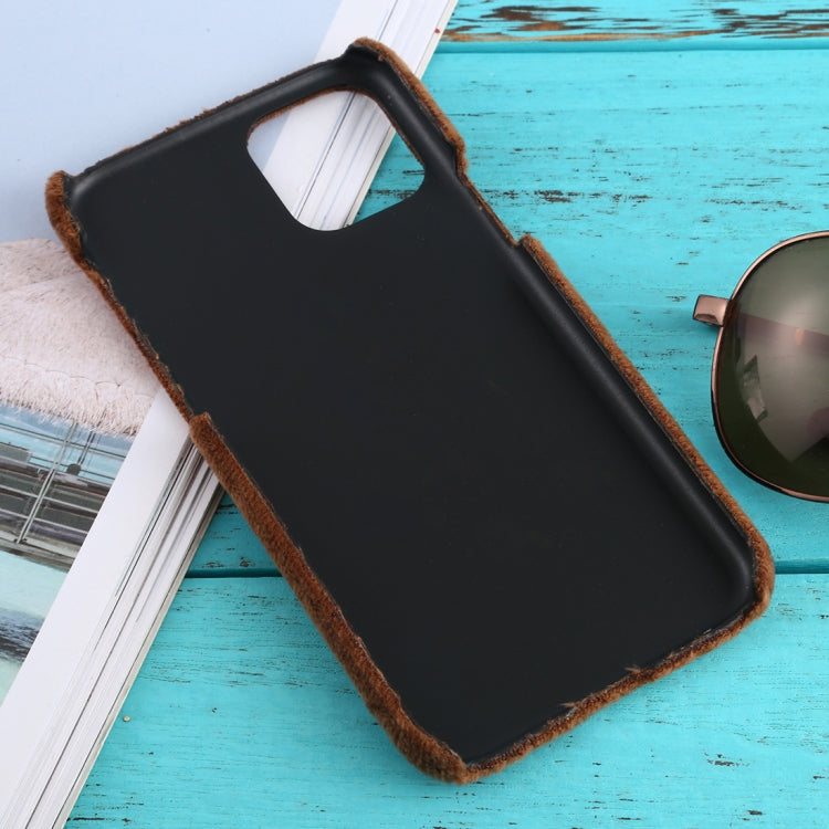 For iPhone 11 Pro Shockproof Plush Back Protective Case