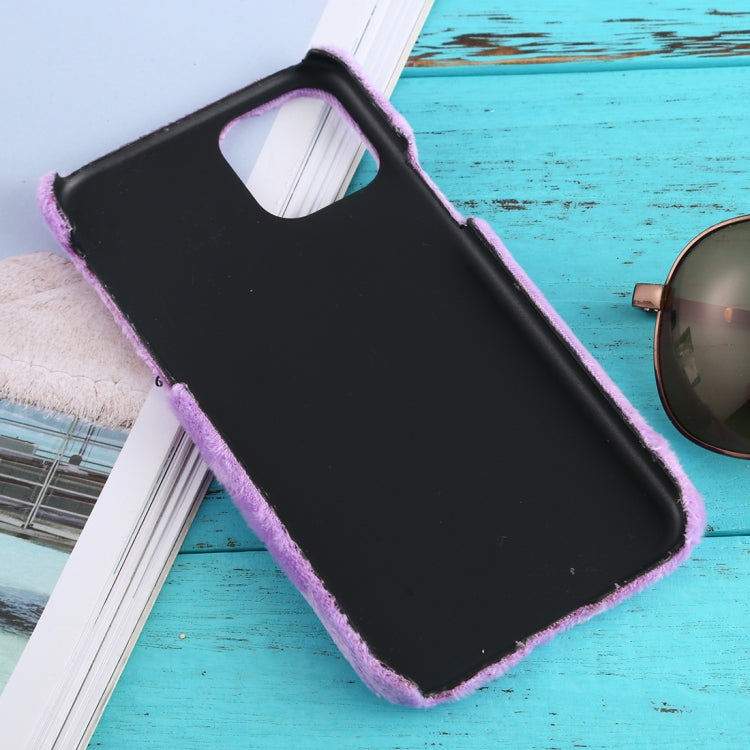 For iPhone 11 Pro Shockproof Plush Back Protective Case