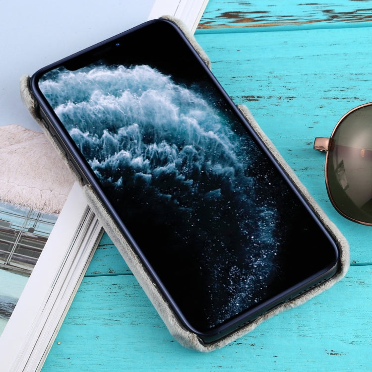 For iPhone 11 Pro Shockproof Plush Back Protective Case