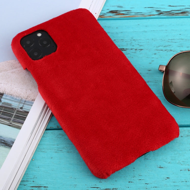 For iPhone 11 Pro Max Shockproof Plush Back Protective Case