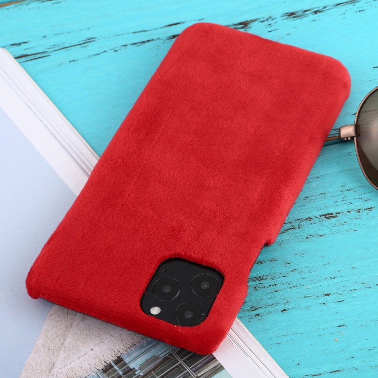 For iPhone 11 Pro Max Shockproof Plush Back Protective Case
