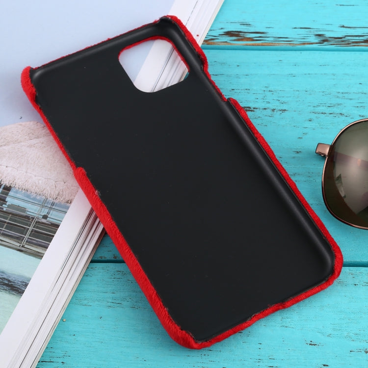 For iPhone 11 Pro Max Shockproof Plush Back Protective Case