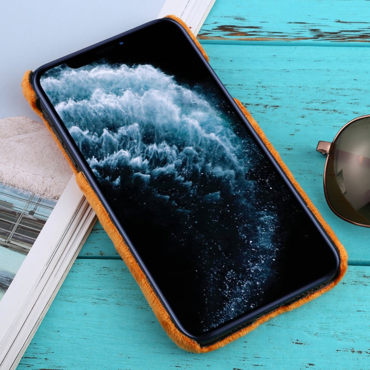 For iPhone 11 Pro Max Shockproof Plush Back Protective Case