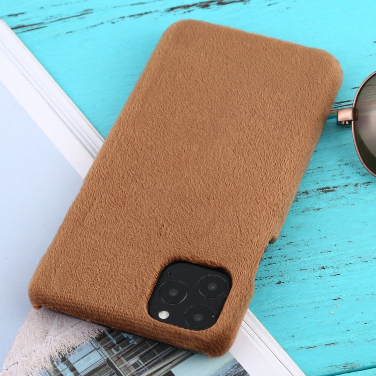 For iPhone 11 Pro Max Shockproof Plush Back Protective Case