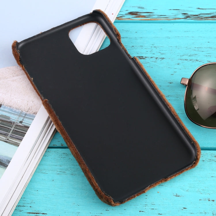 For iPhone 11 Pro Max Shockproof Plush Back Protective Case