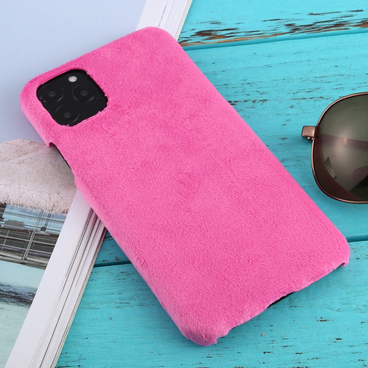 For iPhone 11 Pro Max Shockproof Plush Back Protective Case