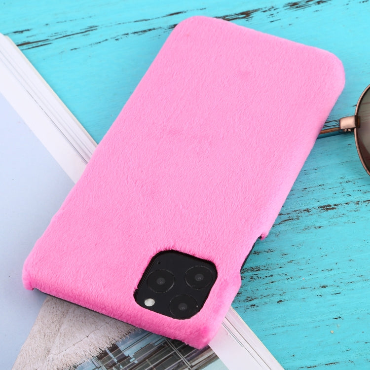 For iPhone 11 Pro Max Shockproof Plush Back Protective Case
