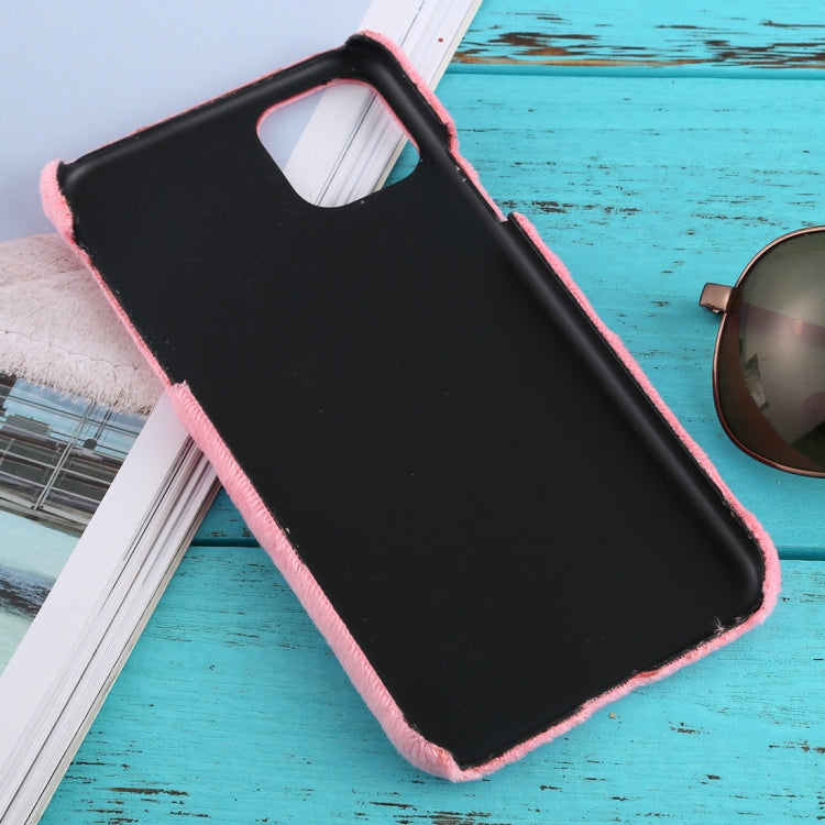 For iPhone 11 Pro Max Shockproof Plush Back Protective Case