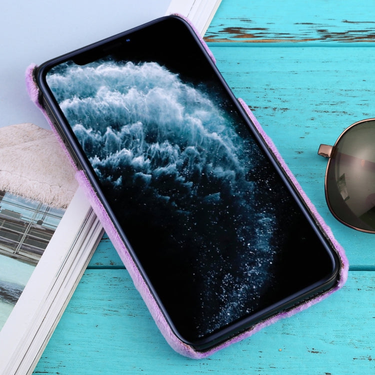 For iPhone 11 Pro Max Shockproof Plush Back Protective Case