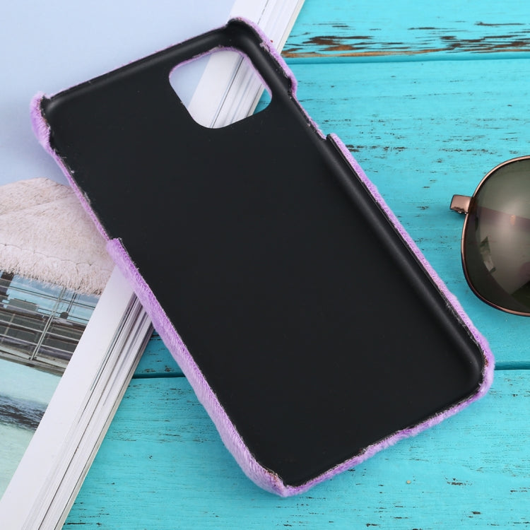 For iPhone 11 Pro Max Shockproof Plush Back Protective Case