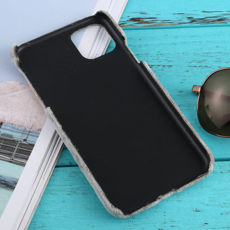 For iPhone 11 Pro Max Shockproof Plush Back Protective Case