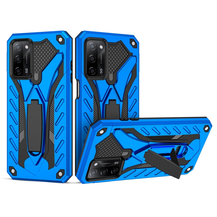 For OPPO A54 / A74 / A93 5G Shockproof TPU + PC Protective Case with Holder