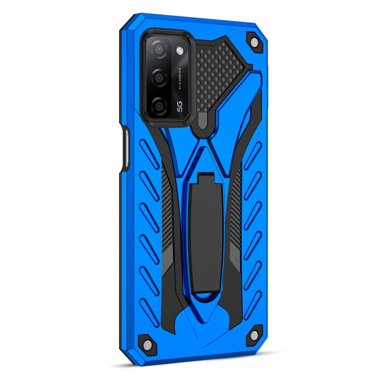 For OPPO A54 / A74 / A93 5G Shockproof TPU + PC Protective Case with Holder