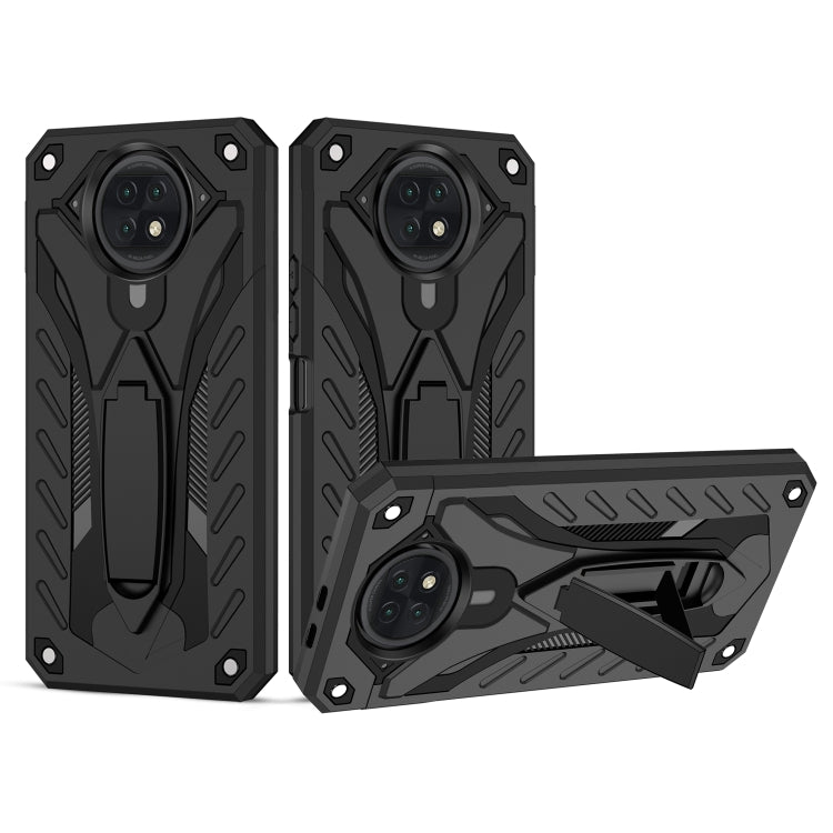 For Xiaomi Redmi Note 9 5G / Redmi Note 9T 5G Shockproof TPU + PC Protective Case with Holder