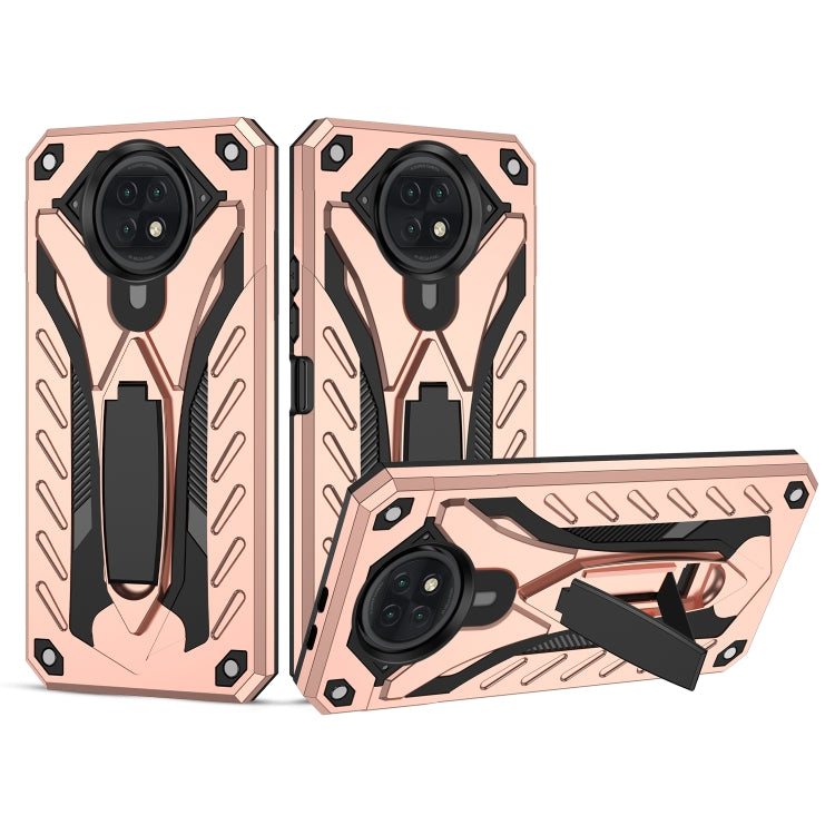 For Xiaomi Redmi Note 9 5G / Redmi Note 9T 5G Shockproof TPU + PC Protective Case with Holder
