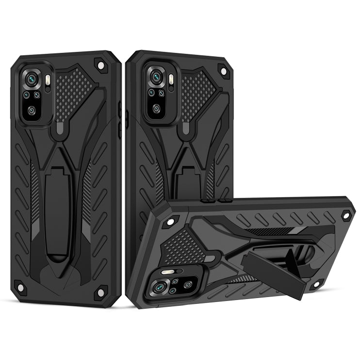 For Xiaomi Redmi Note 10 Shockproof TPU + PC Protective Case with Holder