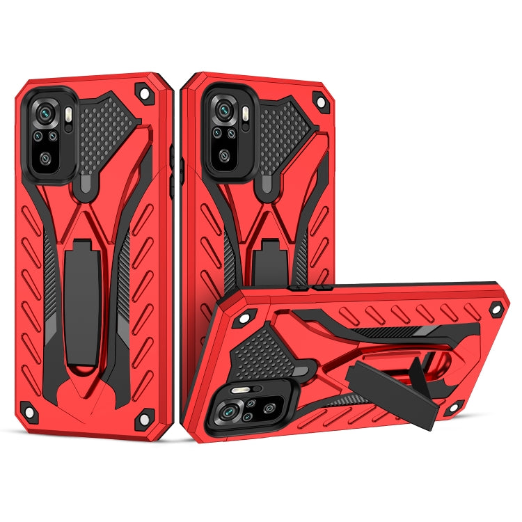 For Xiaomi Redmi Note 10 Shockproof TPU + PC Protective Case with Holder