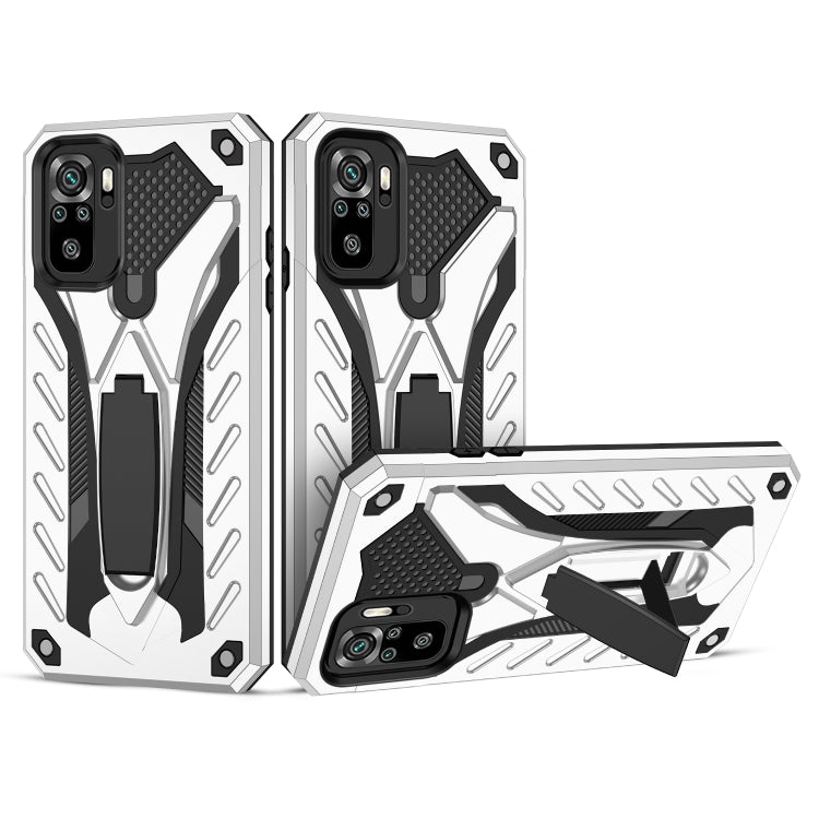 For Xiaomi Redmi Note 10 Shockproof TPU + PC Protective Case with Holder