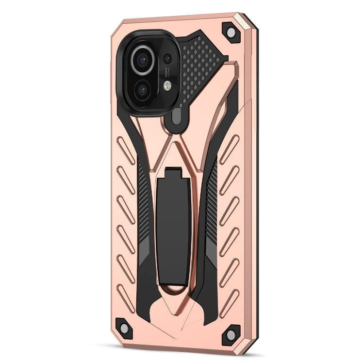For Xiaomi Mi 11 Shockproof TPU + PC Protective Case with Holder