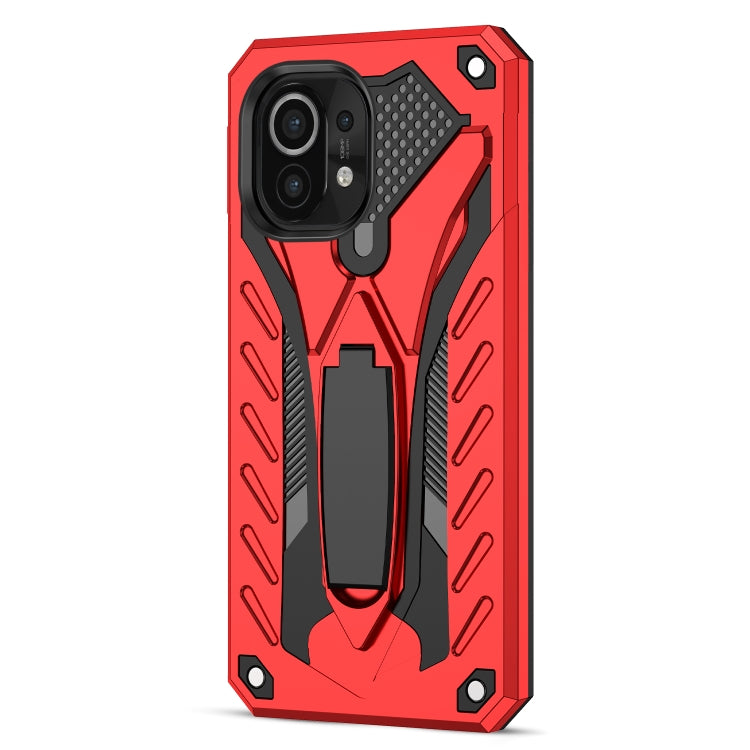 For Xiaomi Mi 11 Shockproof TPU + PC Protective Case with Holder