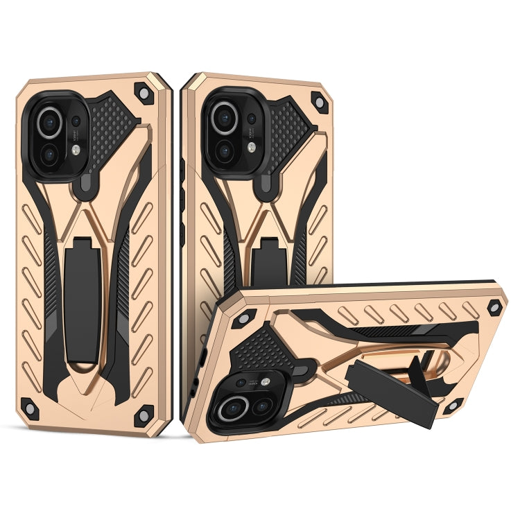 For Xiaomi Mi 11 Shockproof TPU + PC Protective Case with Holder
