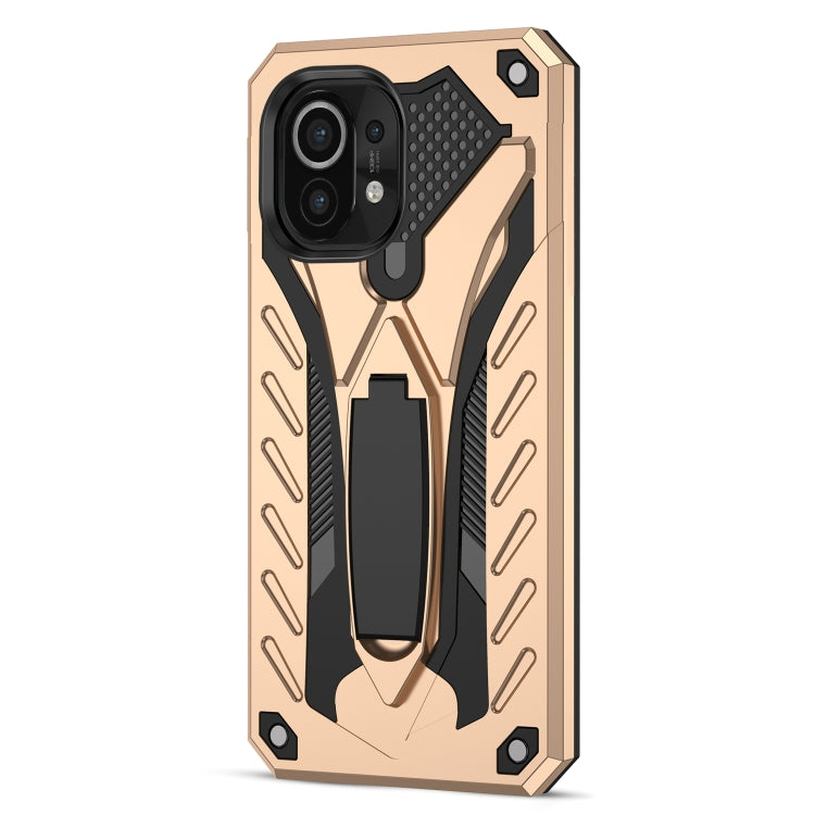 For Xiaomi Mi 11 Shockproof TPU + PC Protective Case with Holder