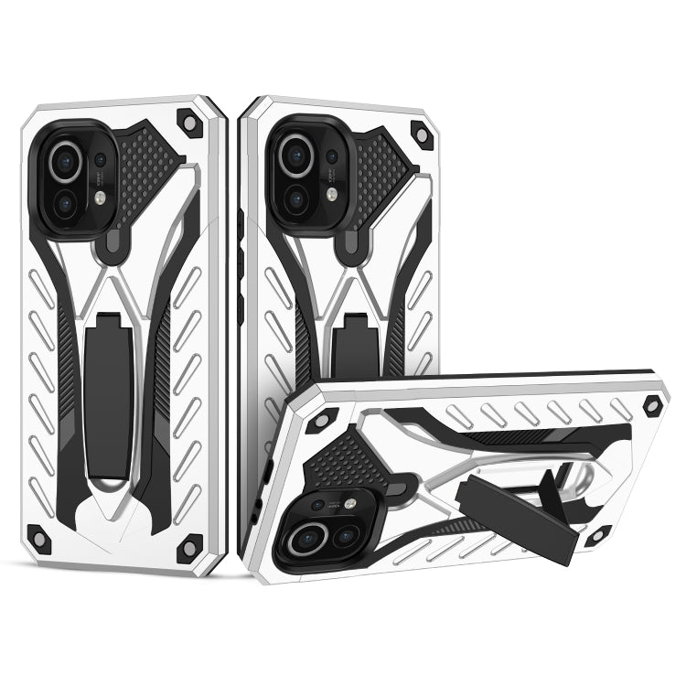 For Xiaomi Mi 11 Shockproof TPU + PC Protective Case with Holder