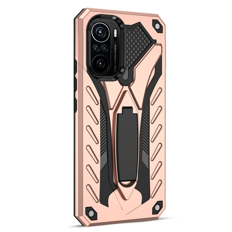 For Xiaomi Redmi K40 Pro / Redmi K40 Shockproof TPU + PC Protective Case with Holder