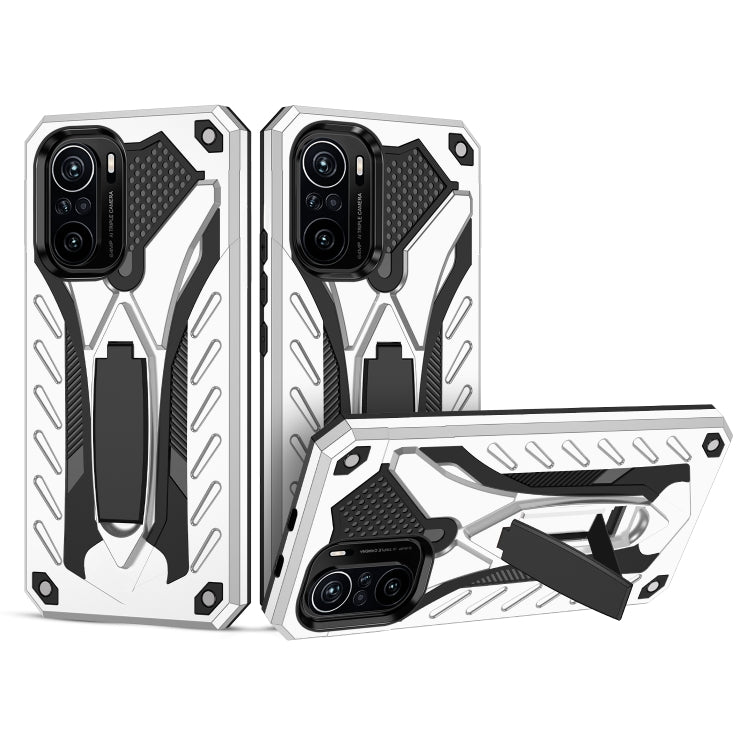 For Xiaomi Redmi K40 Pro / Redmi K40 Shockproof TPU + PC Protective Case with Holder