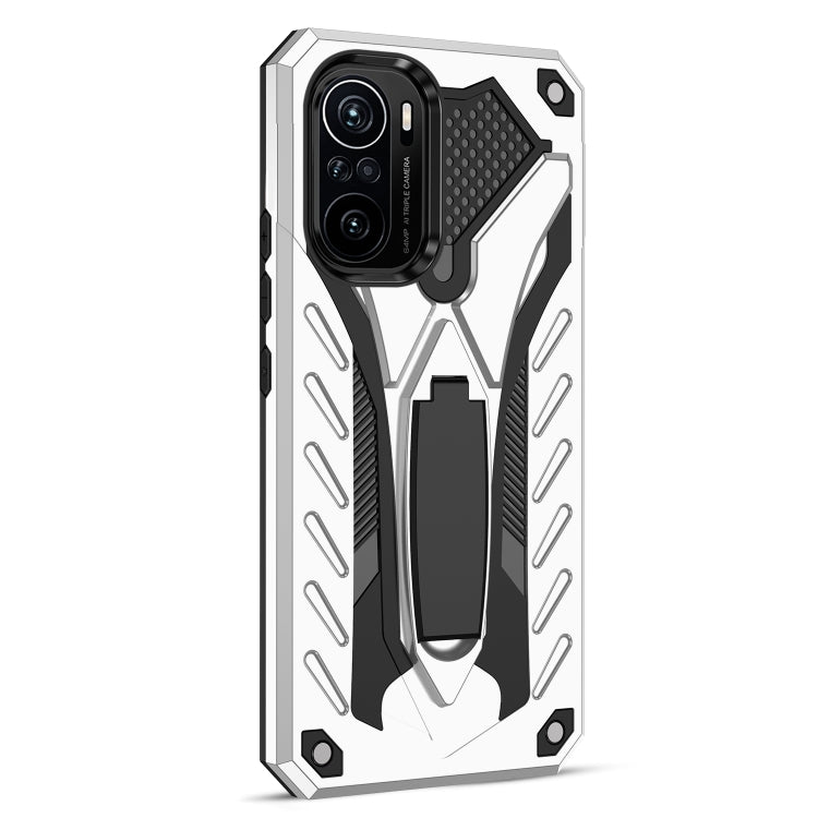 For Xiaomi Redmi K40 Pro / Redmi K40 Shockproof TPU + PC Protective Case with Holder