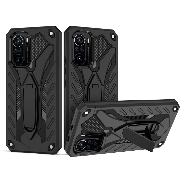 For Xiaomi Redmi K40 Pro+ / Poco F3 Shockproof TPU + PC Protective Case with Holder