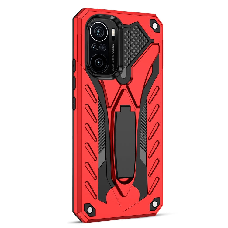 For Xiaomi Redmi K40 Pro+ / Poco F3 Shockproof TPU + PC Protective Case with Holder