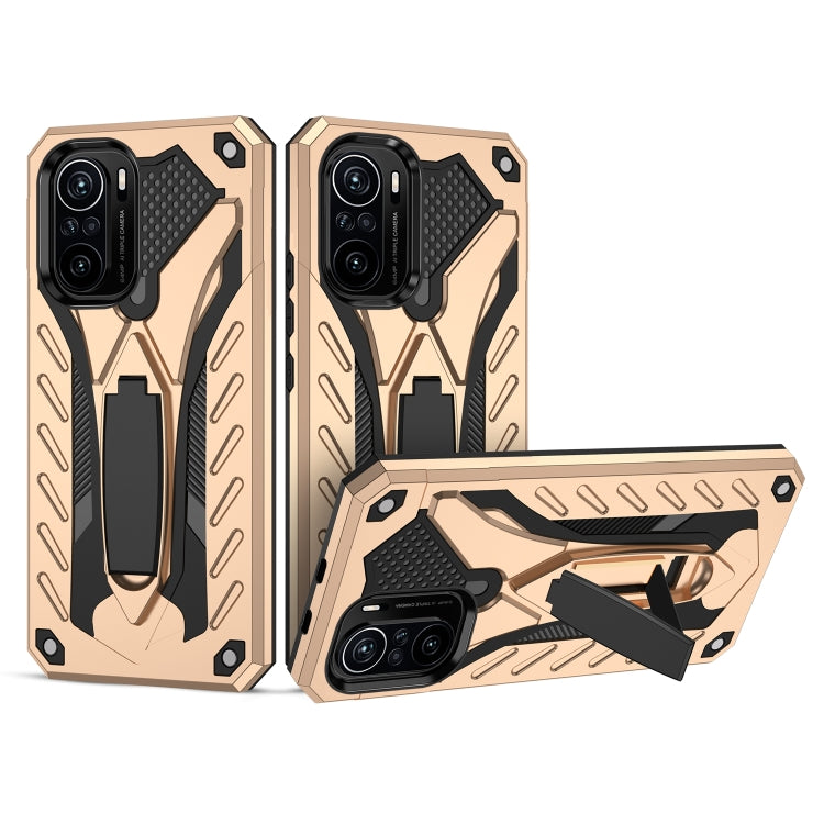 For Xiaomi Redmi K40 Pro+ / Poco F3 Shockproof TPU + PC Protective Case with Holder