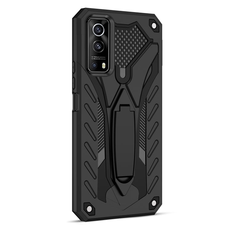 For vivo iQOO Z3 5G Shockproof TPU + PC Protective Case with Holder