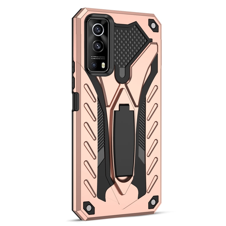 For vivo iQOO Z3 5G Shockproof TPU + PC Protective Case with Holder