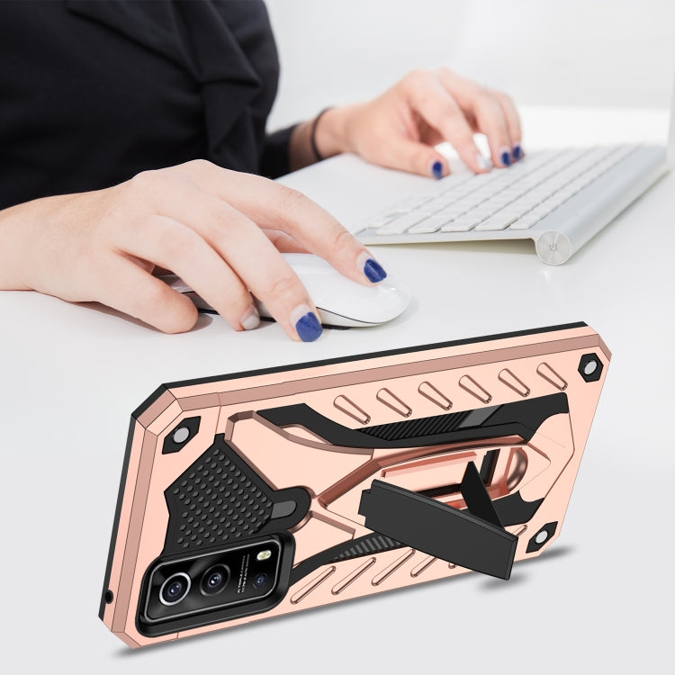 For vivo iQOO Z3 5G Shockproof TPU + PC Protective Case with Holder