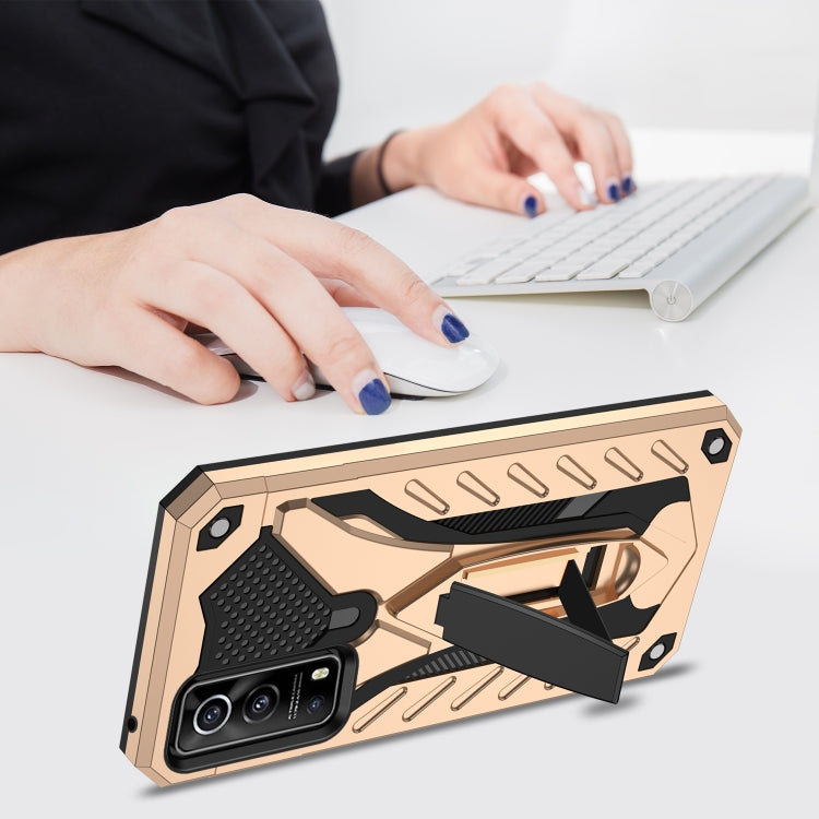 For vivo iQOO Z3 5G Shockproof TPU + PC Protective Case with Holder