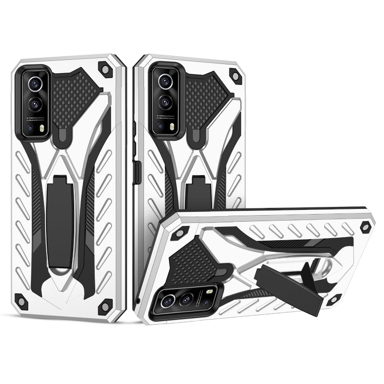 For vivo iQOO Z3 5G Shockproof TPU + PC Protective Case with Holder