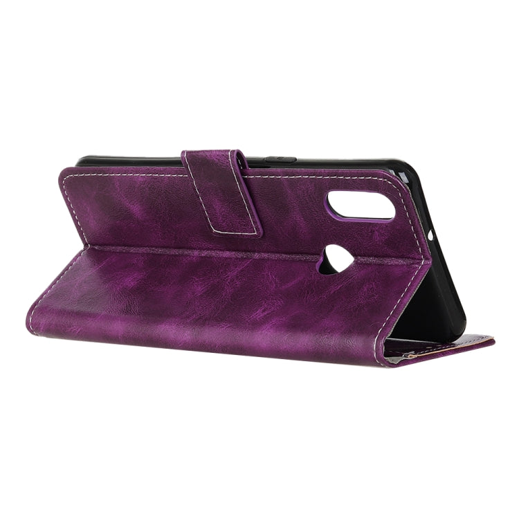 For Alcatel 3X Retro Crazy Horse Texture Horizontal Flip Leather Case with Holder & Card Slots & Photo Frame & Wallet