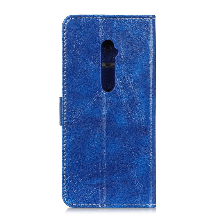 For OPPO Reno Ace Retro Crazy Horse Texture Horizontal Flip Leather Case with Holder & Card Slots & Photo Frame & Wallet