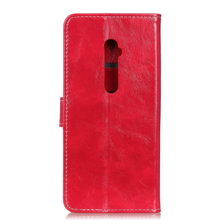 For OPPO Reno Ace Retro Crazy Horse Texture Horizontal Flip Leather Case with Holder & Card Slots & Photo Frame & Wallet
