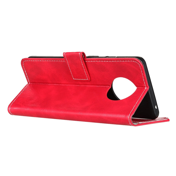 For Oneplus 7T Retro Crazy Horse Texture Horizontal Flip Leather Case with Holder & Card Slots & Photo Frame & Wallet